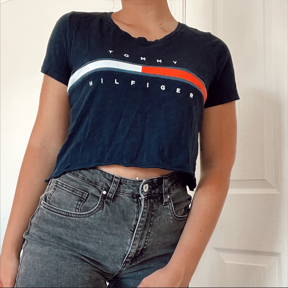cropped Tommy Hilfiger tee
